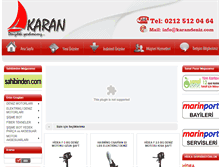 Tablet Screenshot of karandeniz.com